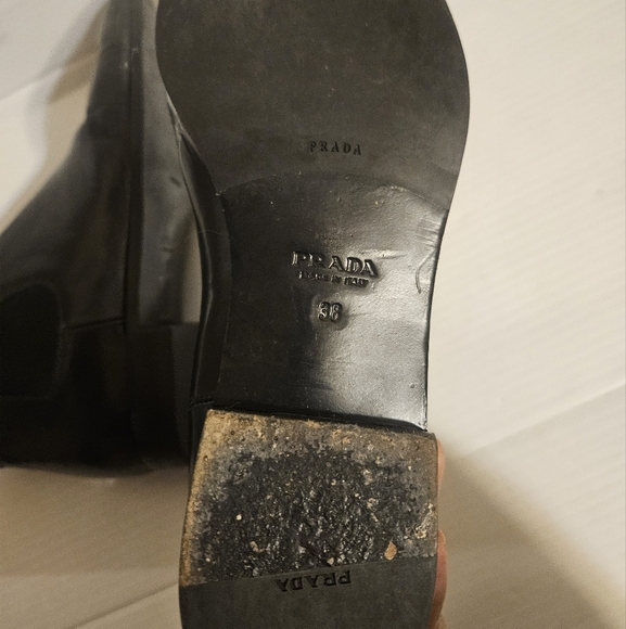 Prada Chelsea Boots Size 38/ 7,5 US - Picture 15 of 16